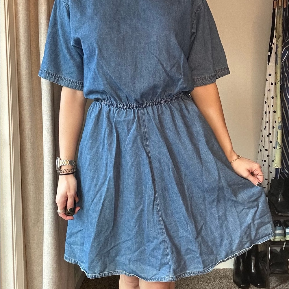 Coldwater Creek Light Blue Denim Top